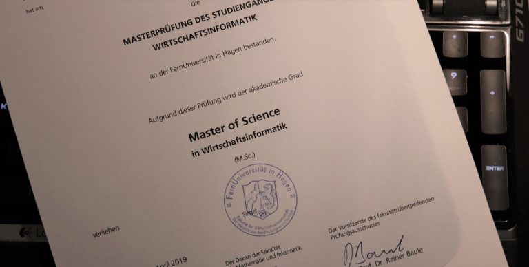 Fernuni Hagen Master Wirtschaftsinformatik Fernuni