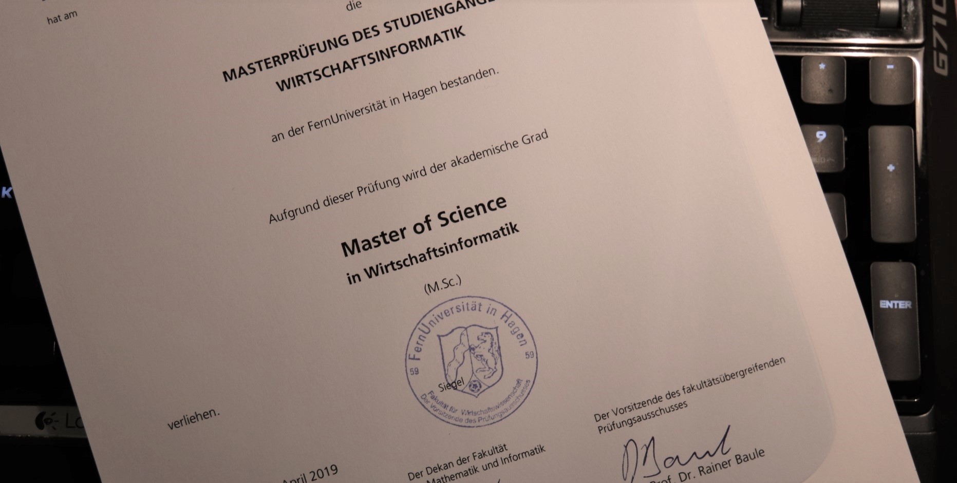 Fernuni Hagen Master Wirtschaftsinformatik